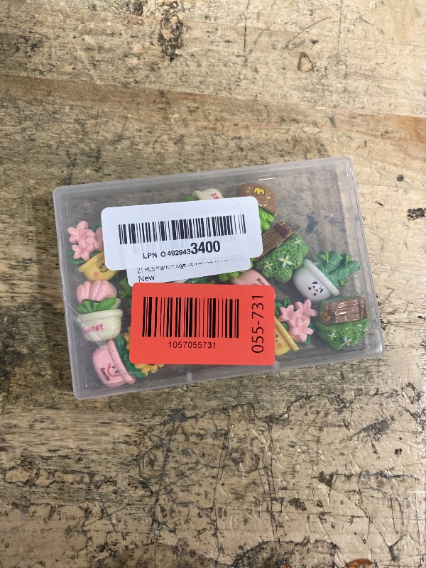 Photo 1 of 21 PCS Plant Fridge Magnets Refrigerator Magnets Cute Mini Potted Plant Shape Magnets for Kitchen Office Whiteboard