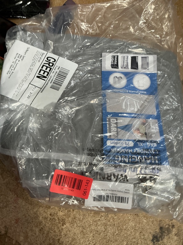 Photo 1 of ***MISSING PARTS***
DONAQ Hanging Laundry Hamper Bag XL 40x22", Space Saving over the Door Storage Bags, Behind the Door Hampers for Dirty Clothes & Wall Mounted Basket for Bathroom, Organizer for Small Room Spaces RV