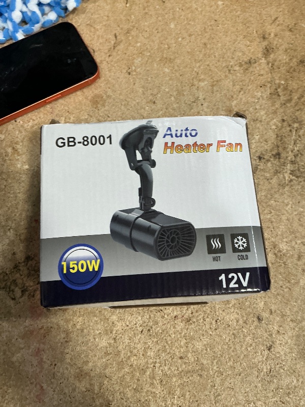 Photo 1 of 2026 Upgrade Portable Car Heater for Vehicle, 12V Car Heater That Plugs Into Cigarette Lighter, Fast Heating Windshield Defroster & Defogger, 360° Rotating with Suction Cup & Dashboard Mount
