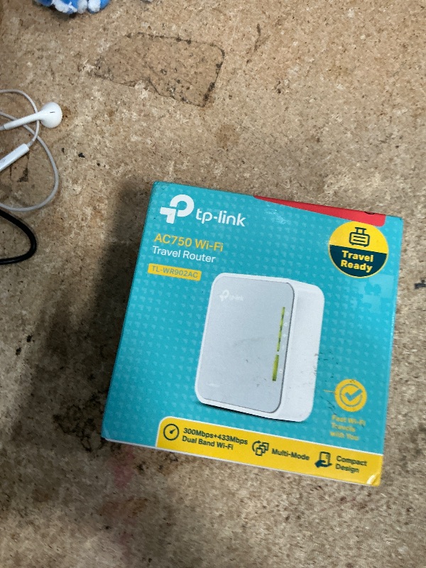 Photo 1 of **HAS SCRATCHES ** TP-Link AC750 Wireless Portable Nano Travel Router(TL-WR902AC) - Support Multiple Modes, WiFi Router/Hotspot/Bridge/Range Extender/Access Point/Client Modes, Dual Band WiFi, 1 USB 2.0 Port