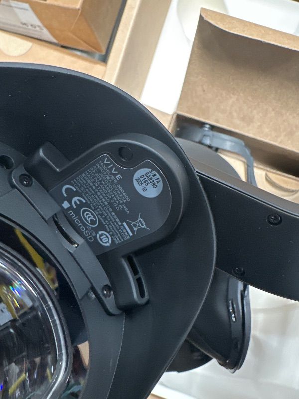 Photo 1 of **FACTORY SEALED** HTC Vive Focus Vision Wired Bundle — XR Headset with DisplayPort PC VR Streaming Kit