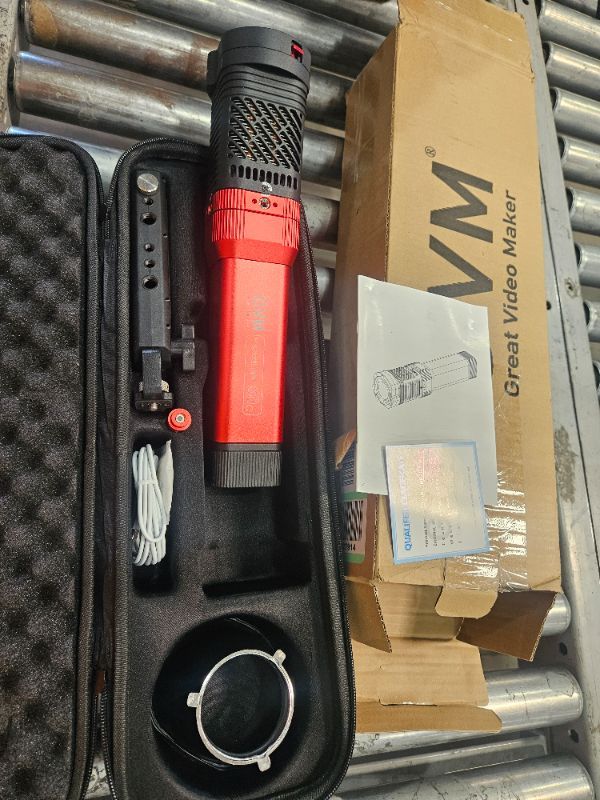 Photo 1 of **Parts Only** GVM PD60C RGB Video Light, 60W COB Photography Lighting, Portable Studio Light for Photographers, IP65 Water Resistant Handheld Spotlight with Bluetooth Control, 2700-6800K, 34200lux/0.5m