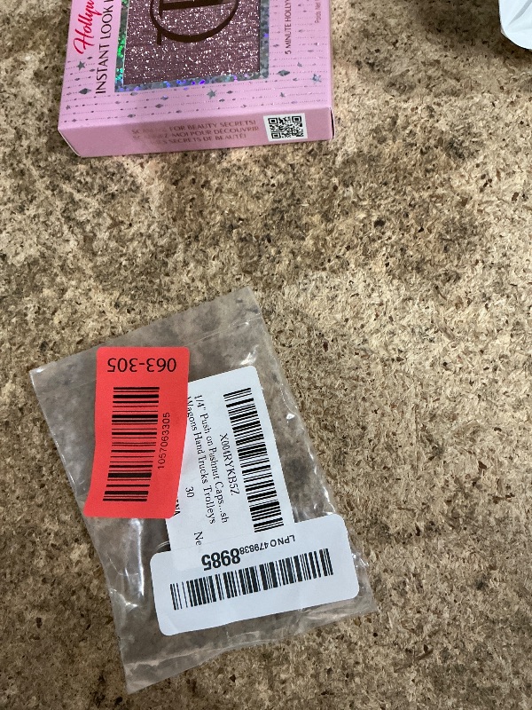 Photo 1 of 1/4" Push on Pushnut Caps, 8 Pcs 1/4" Axle Cap Nut Spring Steel Truck Nuts Push-Nuts for Rolling Bins Boxes Lawn Push Wagons Hand Trucks Trolleys