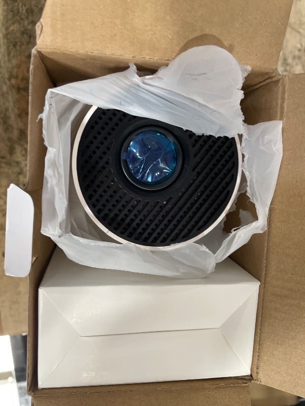 Photo 1 of [Built-in Apps & 2026 Upgraded] Mini Projector Support 4K 1080P Auto Keystone 180° Rotatable with WiFi 6 and Bluetooth 5.4, Projector Portable Compatibile with HDMI/TV Stick/Memory Stick/Laptop-White