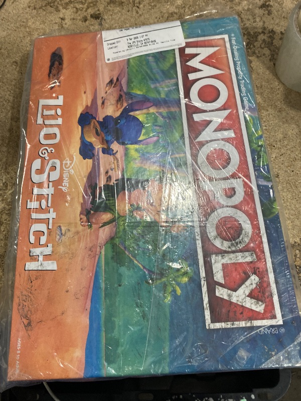 Photo 1 of **MISSING PIECES** Monopoly: Disney Lilo & Stitch | Buy, Sell, Trade Characters from Disney’s Animated Film | Classic Monopoly Game | Officially-Licensed Lilo and Stitch Merchandise 2-6 Players
