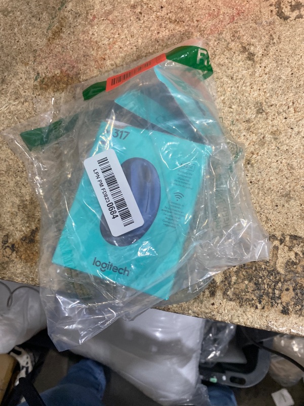 Photo 1 of **MISSING USB *** Logitech M317 Wireless Mouse, 2.4 GHz with USB Receiver, 1000 DPI Optical Tracking, 12 Month Battery, Compatible with PC, Mac, Laptop, Chromebook - Blue