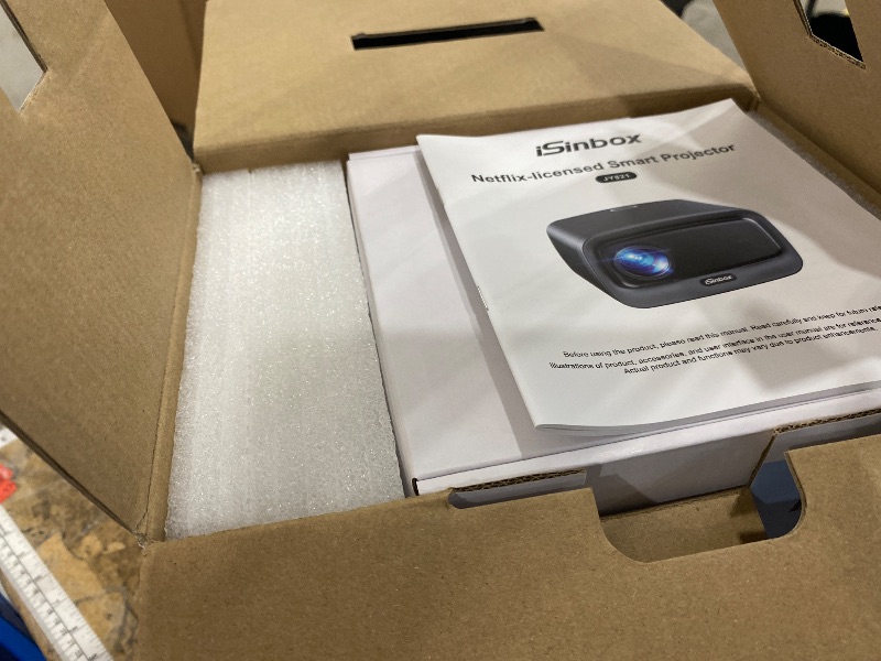 Photo 1 of [2500 ANSI/Auto Focus/Built-in APPS] Smart Projector 4K with WiFi 6 and Bluetooth 5.3, 6D Keystone Outdoor Movie Projector with Netflix& 36W Dolby Audio Plus HDR10+ Home Theater Ceiling Upgraded