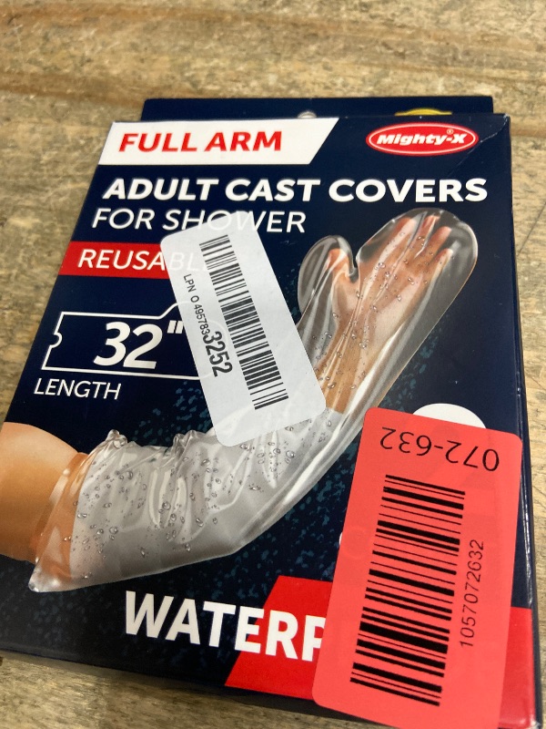 Photo 1 of 100% Waterproof Cast Covers for Shower Arm - Tight Seal - 2pk Adult Reusable Cast Protectors - Full Arm Bag Sleeves for Wounds Care - After Surgery Shower Bag for Hand, Wrist, Elbow, Forearm