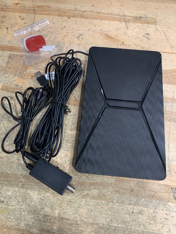 View 3 of 2026 Upgraded Indoor TV Antenna, 3600+ Miles Range HD Digital Antenna for Smart TV, Strongest with Amplified Signal Booster Supports 4K 8K 1080p All TVs- 38FT Coaxial Cable for Local Channels