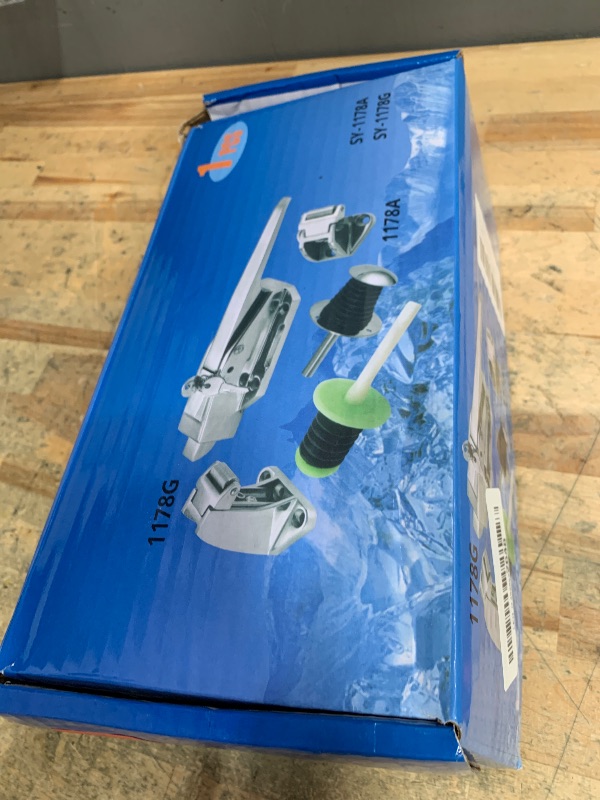 Photo 1 of **FOR PARTS / DAMAGED** Adontze Walk in Cooler Door Handle,Freezer Door Handle, Freezer Door latches, Suitable for Freezer Door Locks, Oven Locks, Laboratory Door Locks, or Other Equipment (Base Height 3.5inch)