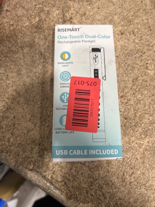 Photo 1 of **NON FUNCTIONAL** RISEMART Pen Lights for Nurses, Rechargeable LED Medical Penlight with Power Display, Warm/Cool Light, Stepless Dimming, Portable Design for Doctors Nursing Students Exams First Aid EMT ERs (Purple)
