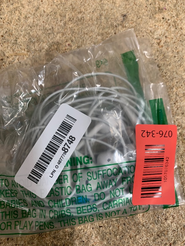 View 2 of [Apple MFi Certified] for iPhone Headphones Wired Earbuds/Earphones with Built-in Microphone & Volume Control HiFi Stereo Nosie Reduction Compatible for iPhone 14 13 12 11 Pro Max XS XR X 8 7, 2 Pack