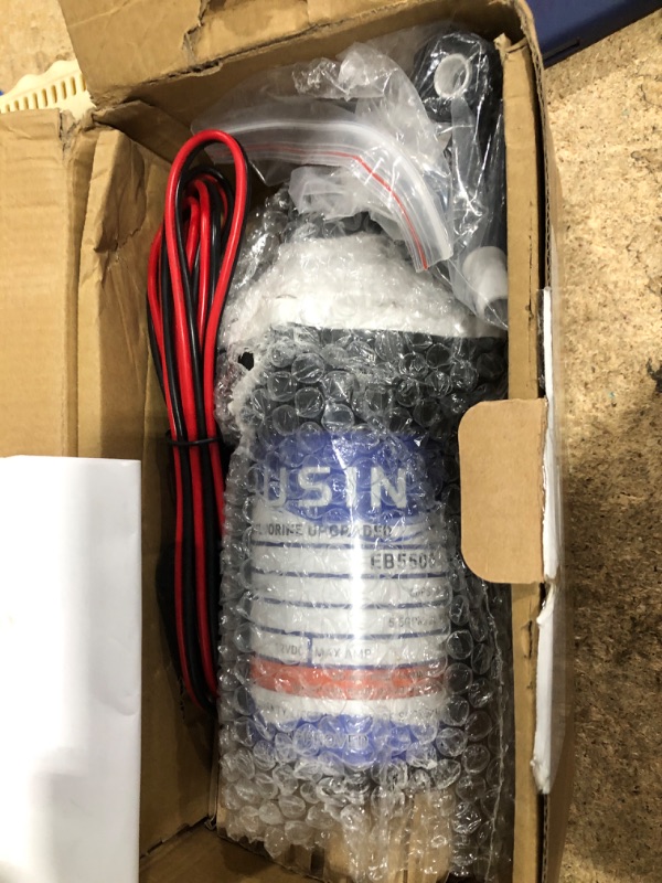 Photo 1 of 12V Pump, 5.5GPM Diaphragm Water Pump, 60Psi 1/2MNPT Connection,Self Priming Up to 10 Feet .Ideal for Sprayer and Pressure Washing (White)