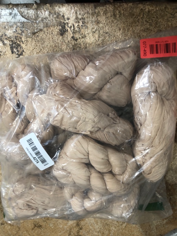 Photo 1 of 10 Pack Beige Cheesecloth Table Runner Gauze Rustic Sheer 35 x 70 inch Beige Cheese Cloth Table Runners for Wedding Party Bridal Shower Decor