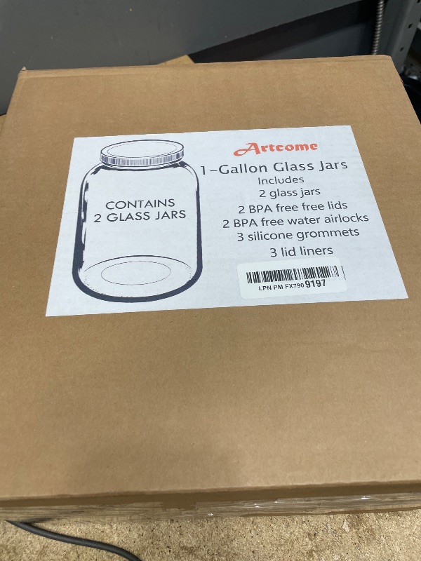 Photo 1 of 1 gallon glass jars - 2 jars include included