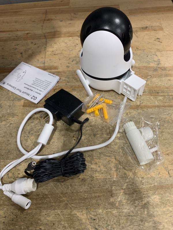 Photo 1 of (used, no mount) Tapo 3K 5MP Outdoor Pan/Tilt Security Wi-Fi Camera – 360° View, Free Person/Vehicle Detection, Starlight Color Night Vision, IP66, Sound and Light Alarm, Works w/Alexa and Google Home, VistaCam 360°