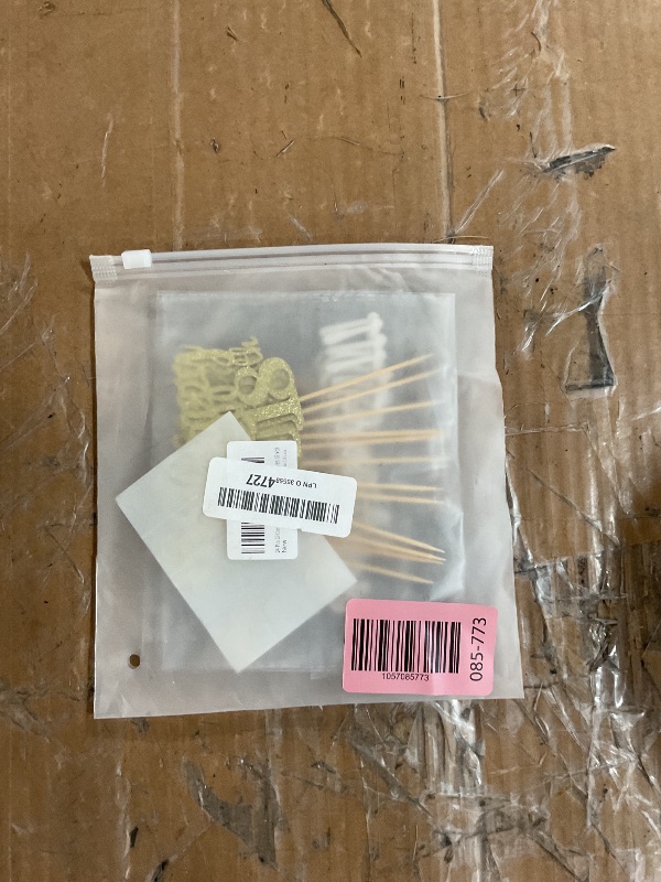 Photo 1 of 24 Pcs Glitter 18th Birthday Cupcake Toppers for Celebrating 18th Birthday Party Decorations for Eighteen Years Old Birthday Party Supplies (Gold)