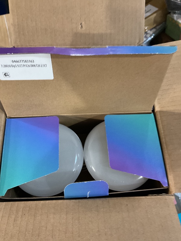 Photo 1 of Philips LED 65W BR30 6-Pack Selectable White Multi-CCT 650 Lumen (7.2 = 65W) Dimmable Frosted Flicker-Free Light Bulbs