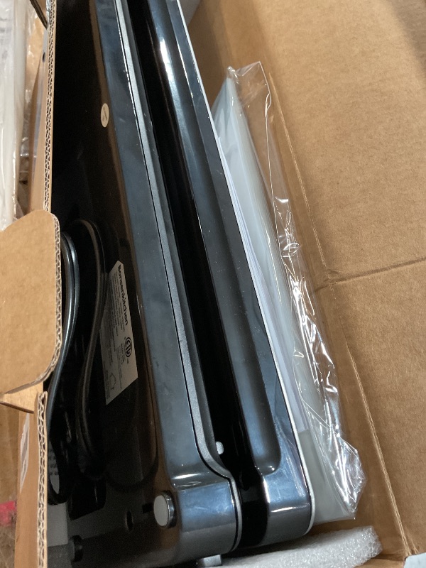 Photo 1 of [Updated 2025] Bonsenkitchen Vacuum Sealer Machine + 40 Vacuum Bags, Fast-Compact/Multi-Functional Food Vacuum Sealer with External Vacuum System, Silver