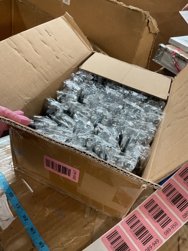 Photo 1 of (50 Pack) CML Decorator Wall Light Switch, Single Pole Switch, 15A 120/277V, 3-Year Warranty, White