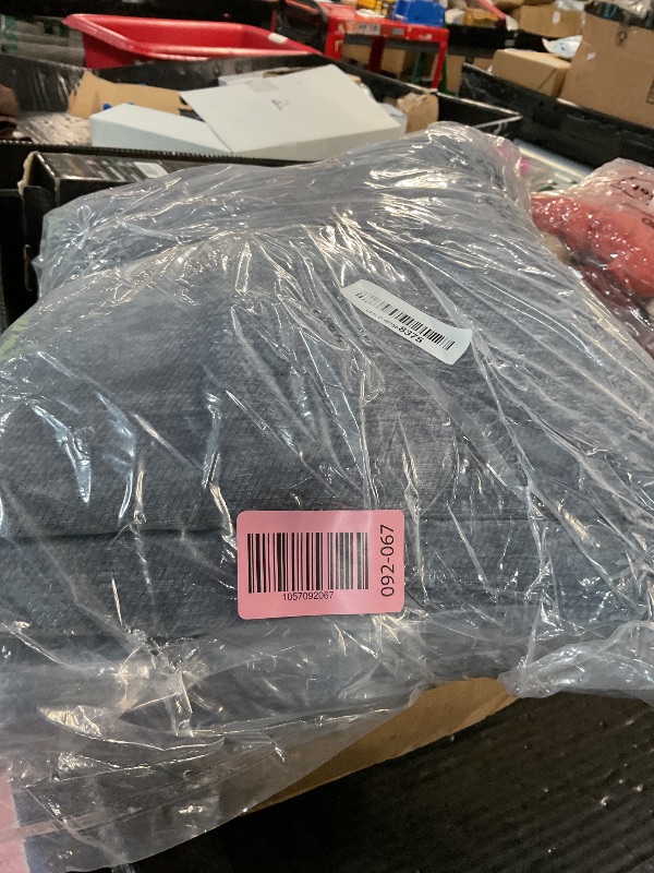 Photo 1 of (USED/FAIR) (BAGGED) CAPALOCA Sectional Couch Covers, 2 Pieces Chenille Sofa Cover L Shaped Couch Cover Blanket for Dogs Washable Sofa Slipcovers Pet Furniture Protector (X-Large: 71" x 110" + 71" x 118", Dark Gray)