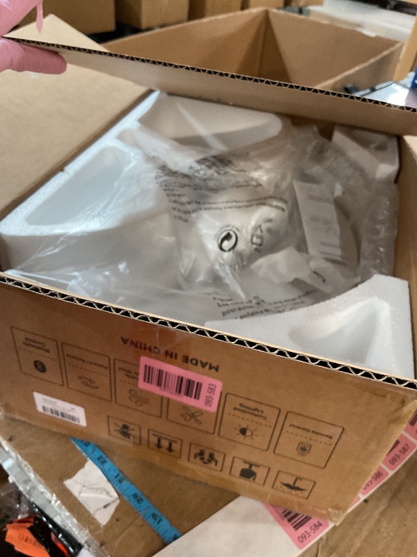 Photo 1 of (missing hardware) HULKNPE Smart Ceiling Fans with Lights 20" Low Profile Ceiling Fan with Light and Remote Modern Flush Mount Modern LED Ceiling Fan Dimmable Reversible Noiseless 6 Speeds for Bedroom Kids Room Kitchen