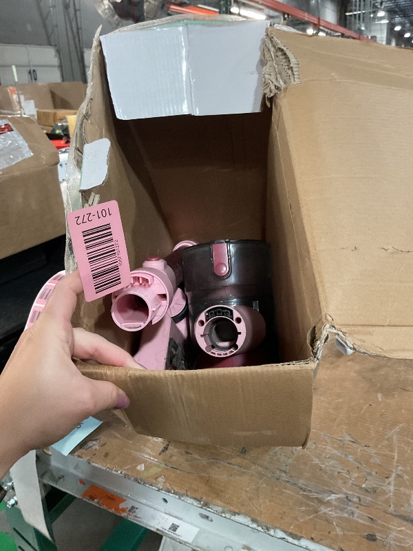 Photo 1 of  missing parts*
Cordless Vacuum Cleaner, 38Kpa 450W Stick Vacuum Cleaners for Home Carpet Hardwood Floor, Wireless Household Vaccum for Pet Hair with Led Touch Display, Up to 45mins Runtime (Pink)