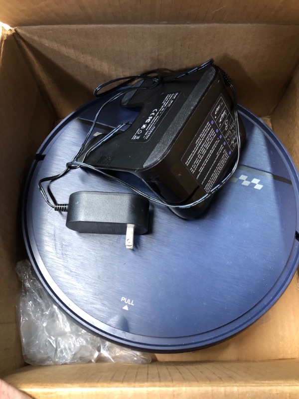 Photo 1 of (PARTS) (ITEMS DOENS'T FUNCTION) (HEAVILY USED) ZC WAS Robot Vacuum and Mop Combo, 2-in-1 Robot Vacuum Cleaner, Perfect for Pet Hair, Hard Floor and Carpet, Anti-Bump, Anti-Fall, App, Voice and Remote Control