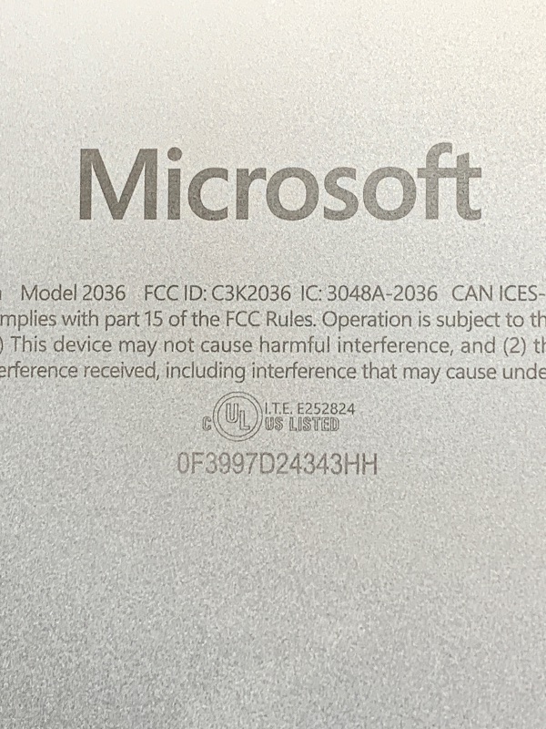 Photo 1 of **Damaged Screen**
Microsoft Surface Laptop (2024), Windows 11 Copilot+ PC, 13.8" Touchscreen Display, Snapdragon X Elite (12 core), 16GB RAM, 512GB SSD Storage, Platinum