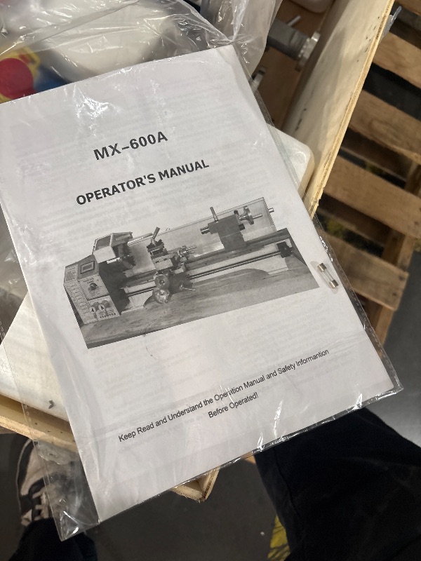 Photo 1 of ****PALLET TRAILER PICKUP*****VEVOR Compact Metal Lathe, 8"x14", Adjustable Speed 2250 RPM, 650W Power, Precision Engineering Lathe for Metalworking, Ideal for Crafting Different Metals