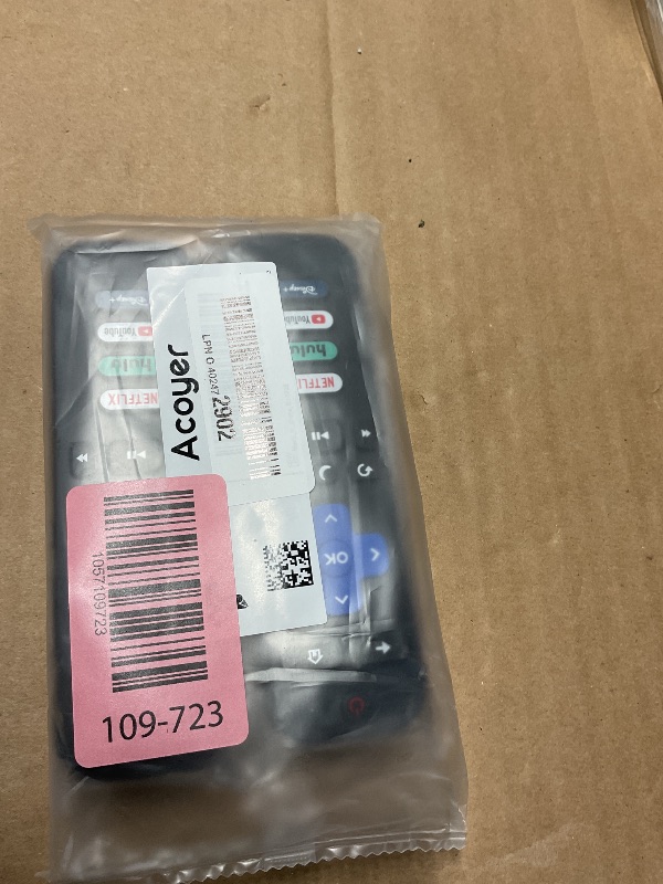 Photo 1 of (Pack of 2) Replacement Remote Control Only for Roku TV, Compatible for TCL Roku/Hisense Roku/Onn Roku/Sharp Roku/Element Roku/Westinghouse Roku/Philips Roku Smart TVs (Not for Roku Stick and Box)