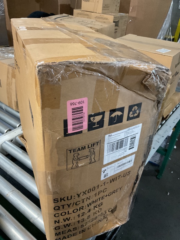 Photo 1 of ***missing hardware***
TRALT Office Chair Ergonomic Desk Chair, 330 LBS Home Mesh Office Desk Chairs with Wheels, Comfortable Gaming Chair, High Back Office Chair for Long Hours (White)