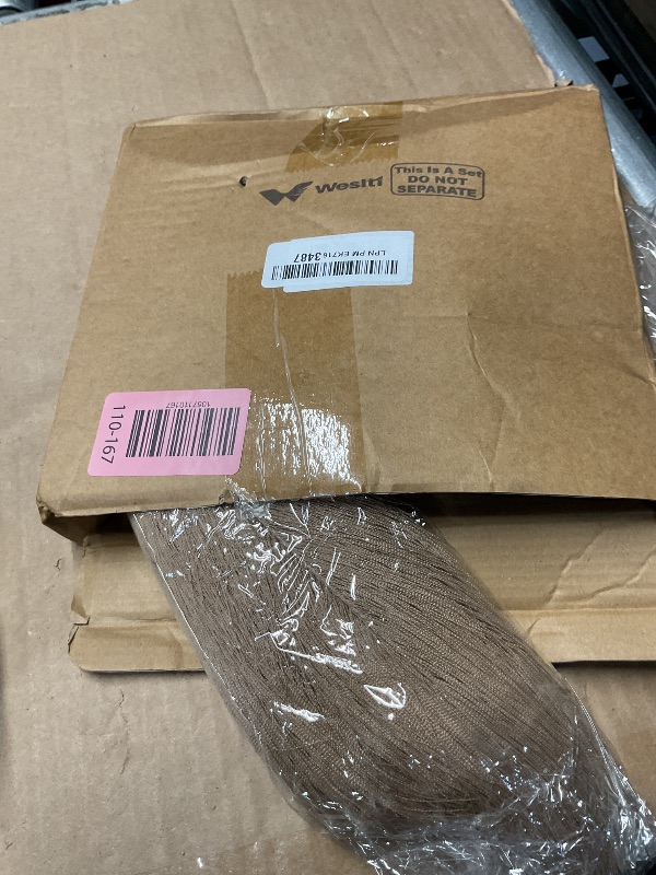 Photo 1 of ** stock photo for reference only!* Wesiti 2 Set Boho Pampas Wall Decor Include 6 Artificial Pampas Plants and 2 Gold Metal Round Hanging Hoop Gold Boho Wall Mounted Decor Hanging Home Modern Artificial Display Wall Art(Brown)