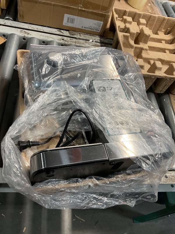 Photo 1 of ***NOT FUNCTIONAL** SOWTECH Espresso Machine 20 Bar, Compact Espresso Maker with Milk Frother, Stainless Steel Coffee Machine with 42 oz Water Tank for Cappuccino, Latte&Cold Brew, Home&Office, Silver