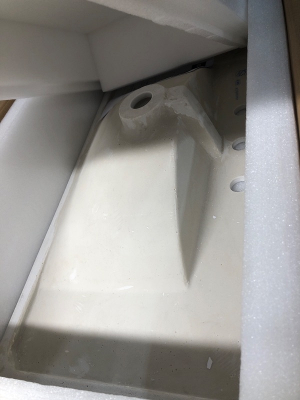 Photo 1 of PALETIZED ITEM< TWO LARGE BOXES, TRAIILER PICKUP YITAHOME 36" Bathroom Vanity with Sink Set, Vintage Bathroom Cabinet Vanity with Resin Basin, Extra Large Storage with 2 Soft-Closing Doors & 3 Drawers, Black