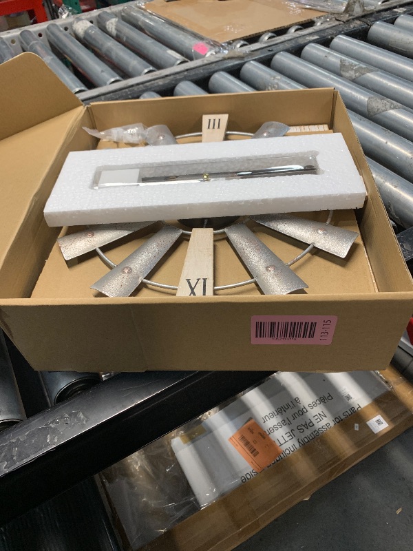 Photo 1 of (PARTIAL SET) ZAZIWZ Farmhouse Home Signs with Windmill Clock Wall Decor Rustic Home Letters Wall Art for Living Room Kitchen Entryway Dining Room Bedroom (water-white)