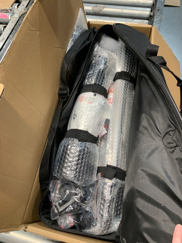 Photo 1 of (PARTIAL SET) Gskyer Telescope, 70mm Aperture 400mm AZ Mount Astronomical Refracting Telescope for Kids Beginners - Travel Telescope with Carry Bag, Phone Adapter and Wireless Remote.
