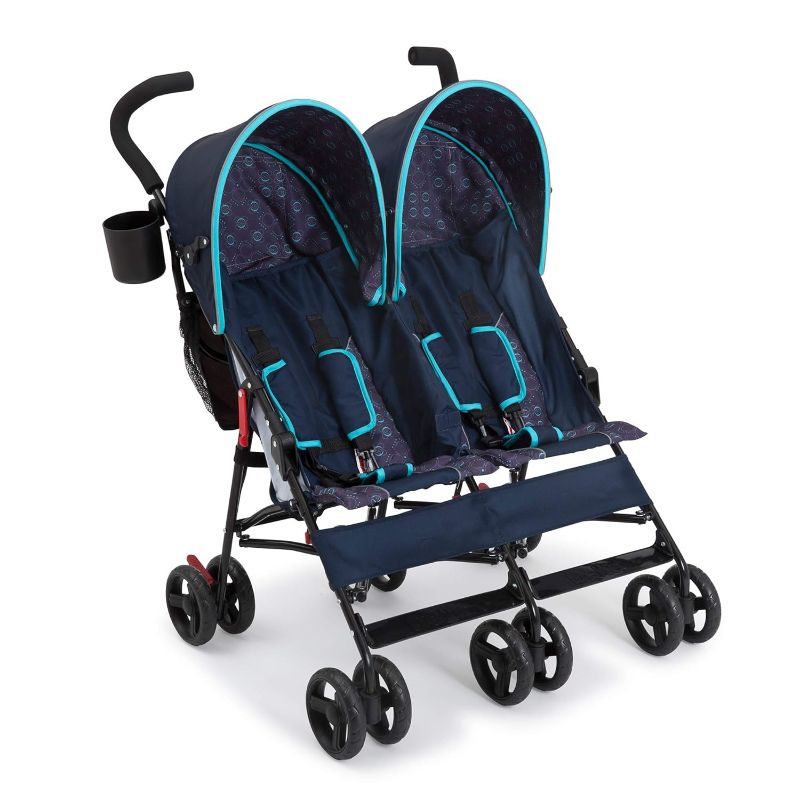 Photo 1 of 
Delta Children LX Side by Side Stroller - with Recline, Storage & Compact Fold, Night Sky