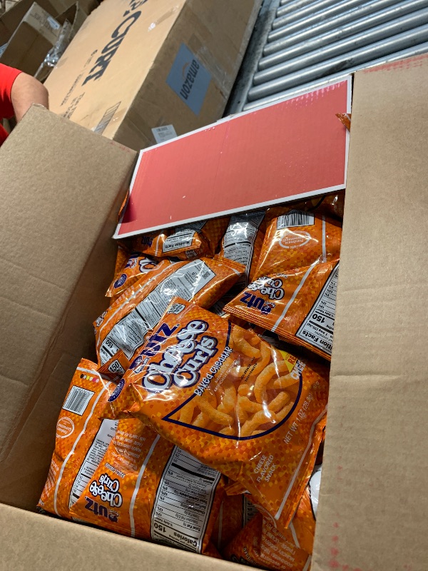 Photo 1 of ***(EXP DATE:07.28.25)*** Utz Cheese Curls, Baked Cheddar – 1 oz. Bags (60 Count) – Made with Real Cheese, Crunchy Individual Snacks to Go, Cholesterol Free, Trans-Fat Free, Gluten Free Snacks