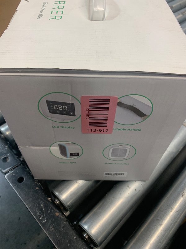 Photo 1 of ***FACTORY SEALED***2-in-1 Ozone Odor Eliminator/Air Purifier for Home Bedroom Covers Up to 1614 Ft², Air Purifier for Pets Hair Dust Dander Odor Smoke, Room Air Cleaner with PM 2.5 Display, Washable & Portable (11000)