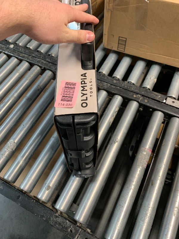 Photo 1 of (USED/FAIR) Olympia Tools 85-010 Grand Pack-N-Roll Portable Tools Carrier with Telescopic Handle, 80 Lb. Load Capacity, Black