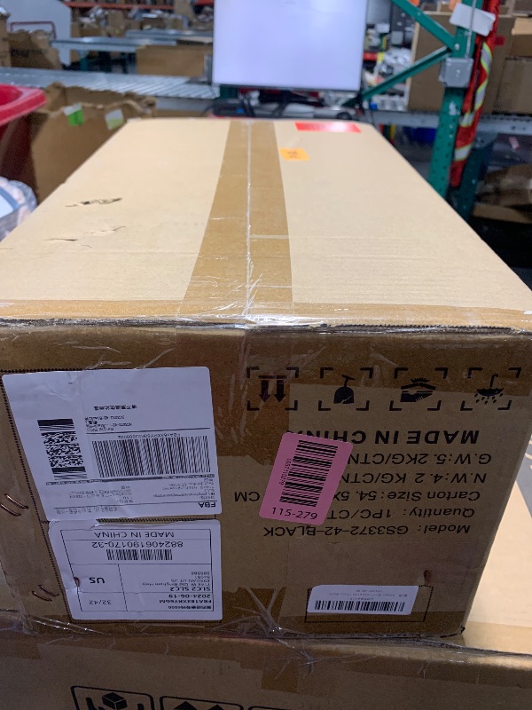 Photo 1 of ***FACTORY SEALED***Nsleaiy Flush Mount Ceiling Fans with Lights, 42 Inch Black Ceiling Fan with 3 Blades, Reversible DC Motor, 6 Speeds, 3 Color Temperatures, Low Profile Ceiling Fan for Living Room Bedroom (Black)
