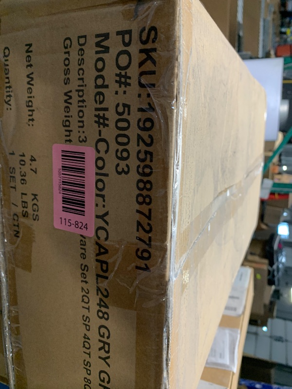 Photo 1 of ***FACTORY SEALED***Country Kitchen Non-Stick Cast Aluminum Cookware Set - Durable Kitchen Cookware for Everyday Cooking, Speckled Grey, 6 Pc.