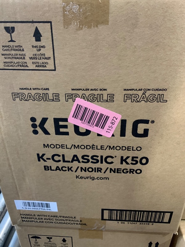 Photo 1 of ***FACTORY SEALED***Keurig K-Classic Coffee Maker K-Cup Pod, Single Serve, Programmable, 6 to 10 oz. Brew Sizes, Black