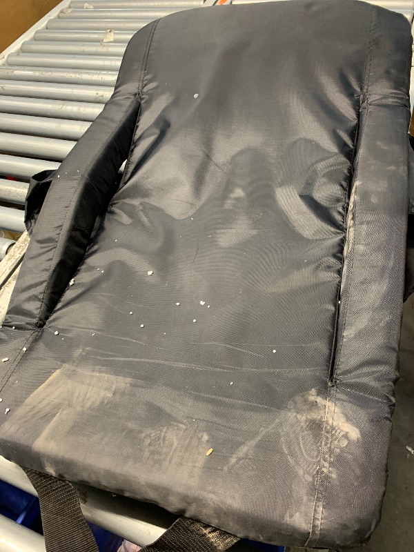 Photo 1 of (see all images) (only one) cjdropshipping Extra Wide Bleacher Chairs with Back and Cushion Folding Stadium Chairs, Sofa Style Design