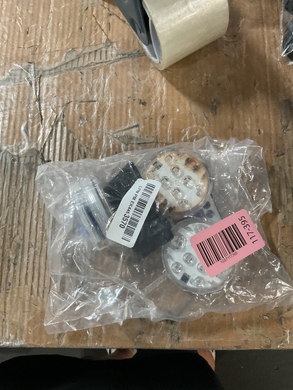 Photo 1 of * one is very dirty*
 Hot Tub Lights - 2-Pack RGB Color Battery-Powered LED Pool Lights with Remote Control and Suction Cup for Ponds, Decoration, Parties, Spas, Aquariums