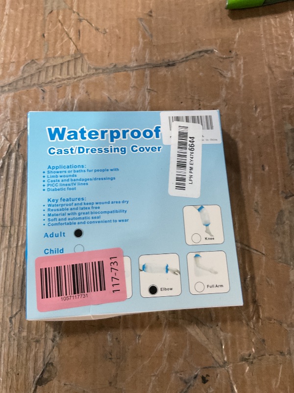 Photo 1 of Divvsck PICC Line Shower Cover, PICC Line Covers for Upper Arm, Reusable Waterproof IV & PICC Line Sleeve Protector for Chemotherapy Treatment, Broken Wound Elbow for bath Shower