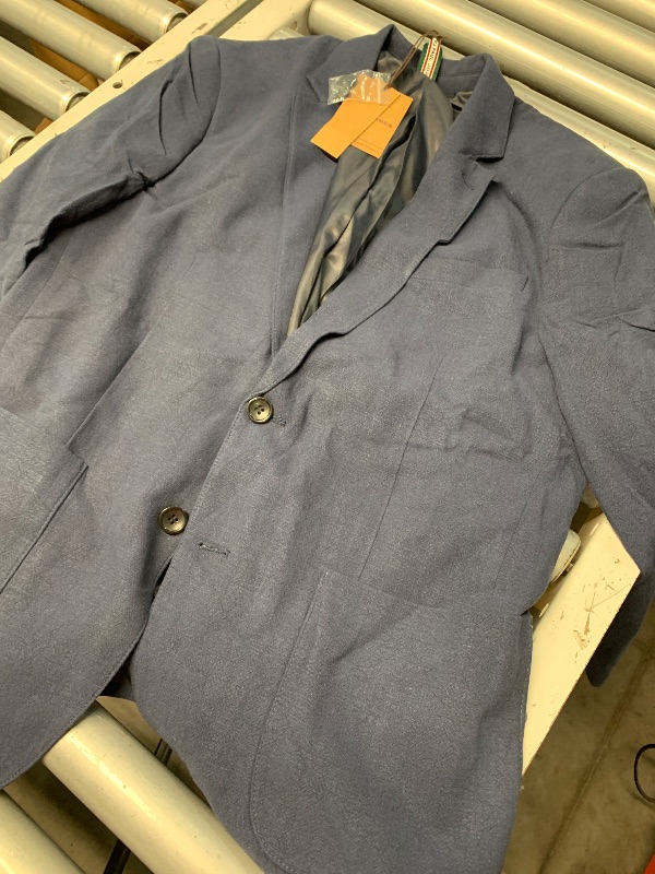 Photo 1 of (used) Blazer for Men Linen Breathable Sport Coats Two Button Slim medium 