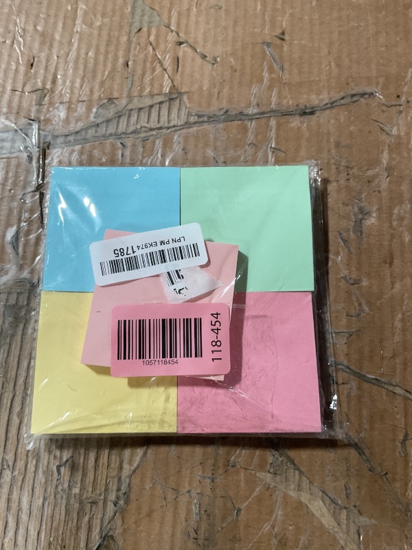 Photo 1 of * missing three *
Sticky Notes 3x3 Inches, 8 Pads, 800 Sheets, 8 Color Sticky Note Pads, Premium Sticky Pads, Sticky Notes Bulk, Self-Stick Note Pads, 100 Sheets/pad