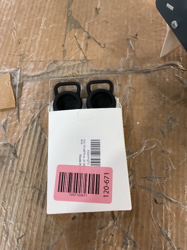 Photo 1 of WhoseID Personalized Dog Tag, Laser Engraving QR Code, Silicone Dog ID Tag, Pet Online Profile, Scan QR Code Send Location, Collar Harness Accessories (Medium to Large Breeds - 1.25", Black & Black)